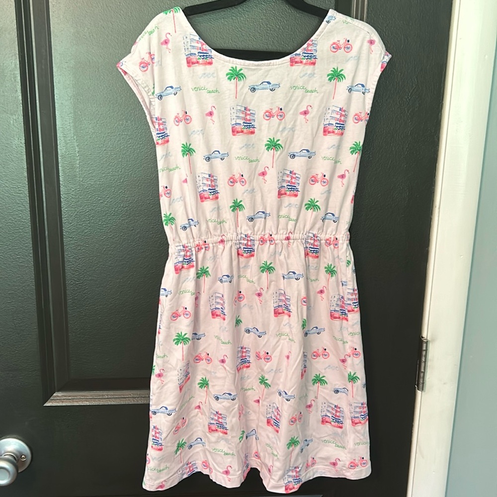 🌖 Gap size 10 large pink summer theme dress